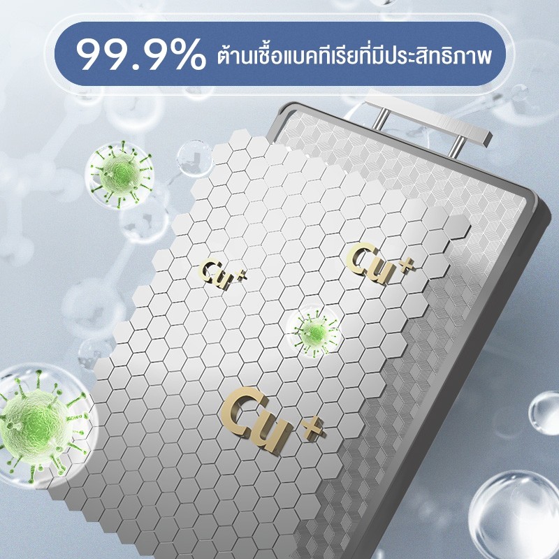 ล้างง่าย Ecowin เขียงสเตนเลส 316 และต้านเชื้อแบคทีเรีย ของใช้ในครัวเรือน สองด้าน เขียงผัก  เขียงหนา