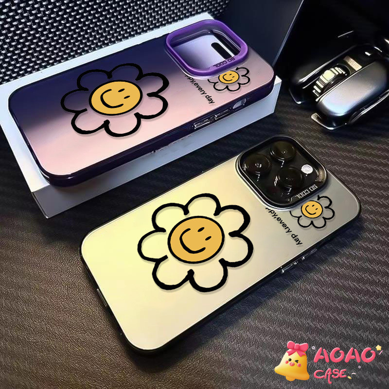 รอยยิ้มดอกทานตะวันหวานสดนุ่ม เคสไอโฟน 11 15 16 13 14 12 Pro Max 7Plus 8Plus XR 7 8 16 14 15 Plus X XS Max SE 2020