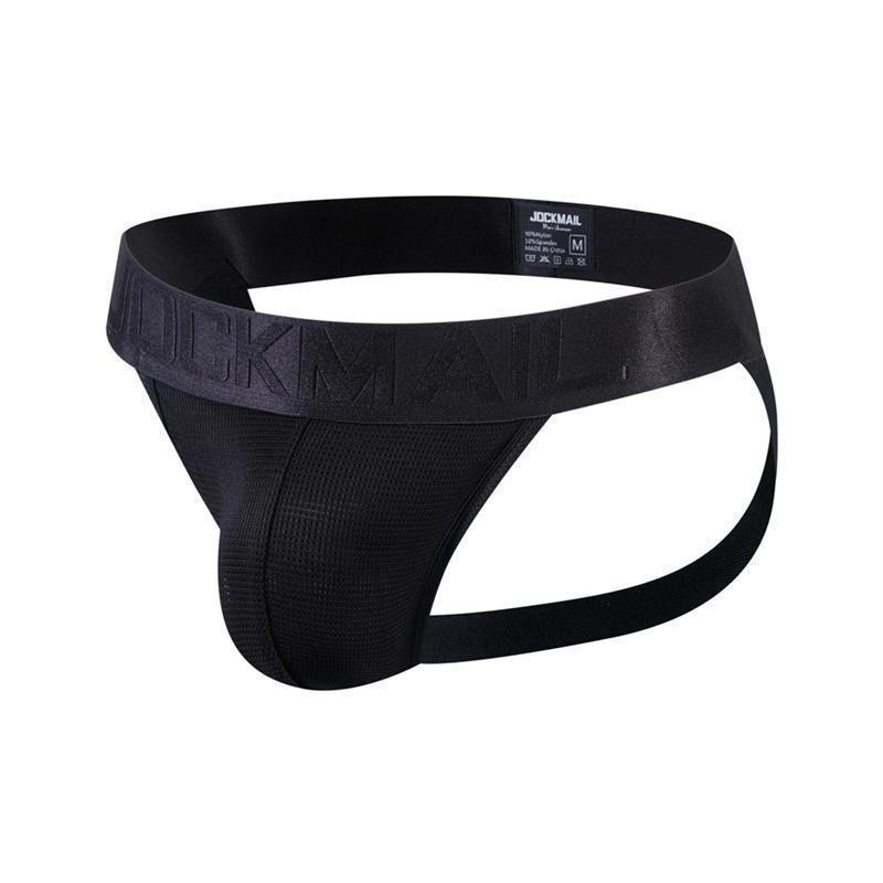 Jockmail Internal Push Up Sling Mens Jockstrap ชุดชั้นในตาข่าย Jock Strap Brief
