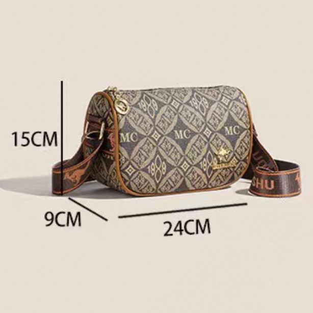 shiny girl: กระเป๋าสะพายข้างสําหรับผู้หญิง หนังPUฮิตมากตอนนี้ สไตล์วินเทจคลาสสิค งานดีมาก กระเป๋านาดใหญ่ แฟชั่นมา DP8802 - รูปที่ 2