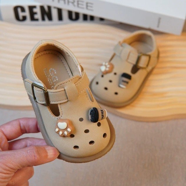 JKD.PKU-รองเท้าแตะกาแฟสีน้ําตาล