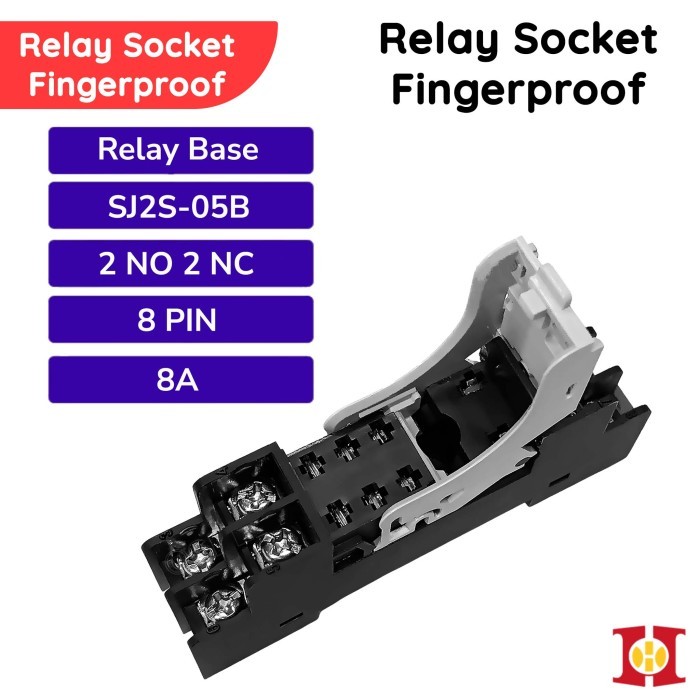 SJ2S05B SJ2S-05B SJ2S 05B RJ2S RJ2SS CL D24 PL37 ซ็อกเก็ตรีเลย์ผู้ถือรีเลย์ 8 Pin Pin Pin Pin Pin AC