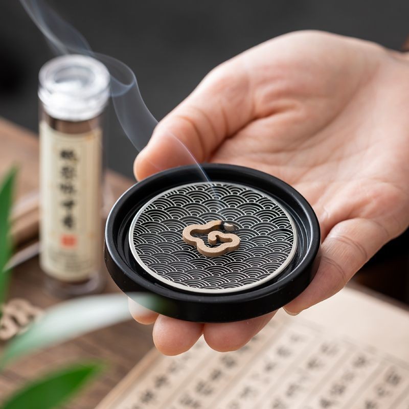New Product#Incense Tray for Home Indoor Incense Holder Small Cloud Pattern Incense Burner Sandalwoo