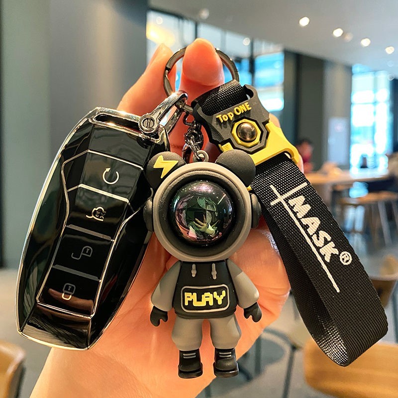 สําหรับ BYD TPU กล่องกุญแจสําหรับ BYD Dolphin/Atto3/Seal/Dolphin mini/tang/Sailion 6 พวงกุญแจกล่องกุ