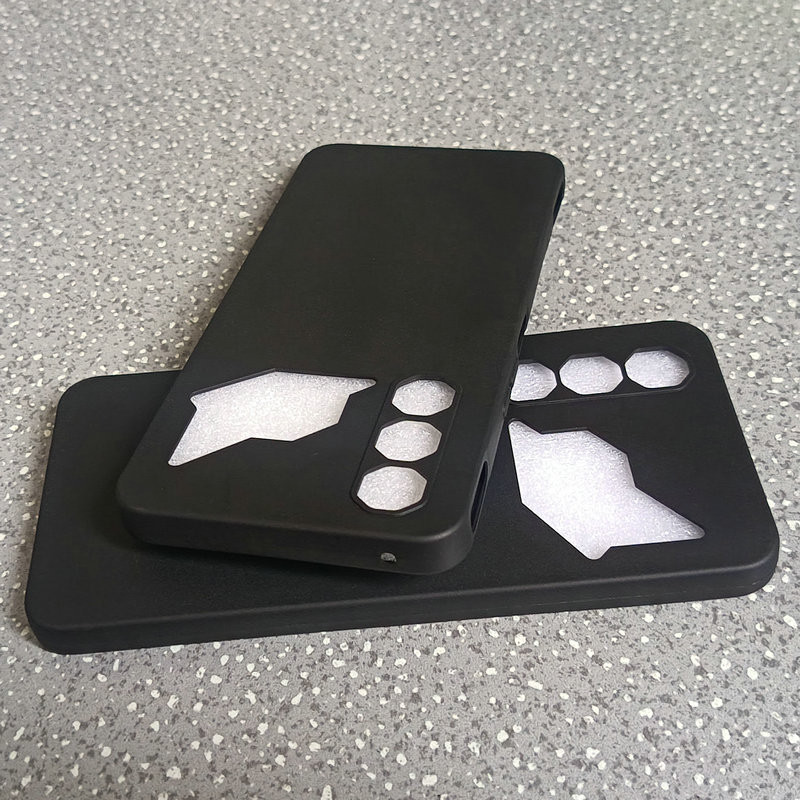 สําหรับ ZTE Nubia Neo 3 GT 5G Z2465N สีดําเรียบง่ายป้องกัน Soft TPU ฝาหลัง