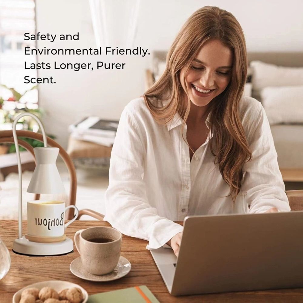 โคมไฟตั้งโต๊ะแบบโมเดิร์น พร้อมฟังก์ชันละลายขี้ผึ้งและอโรมาเทอราพี ออกแบบอย่างสร้างสรรค์ เพื่อการประดับบ้านที่ทันสมัยในห้องนอน - รูปที่ 6