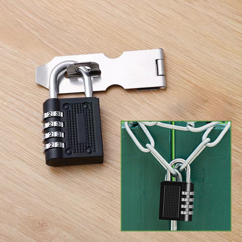 ของมาใหม่！กุญแจล็อคประตู ล็อคแบบใส่รหัส 4 หลัก เพื่อความปลอดภัย ล็อคดิจิตอล - รูปที่ 6