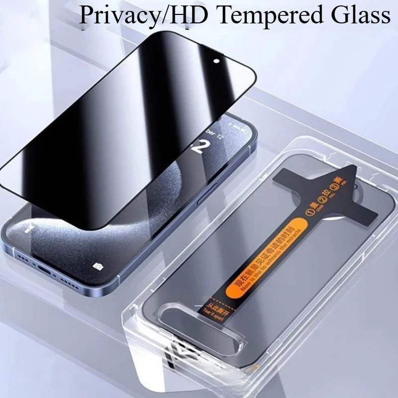 ฟิล์ม For iPhone 17 16 11 13 15 12 14 ProMax เต็มจอ 13Mini X XR 7 8Plus ฟิล์มกระจก สําหรับ กันฝุ่น ฟิล์มกันรอย กระจกนิรภ
