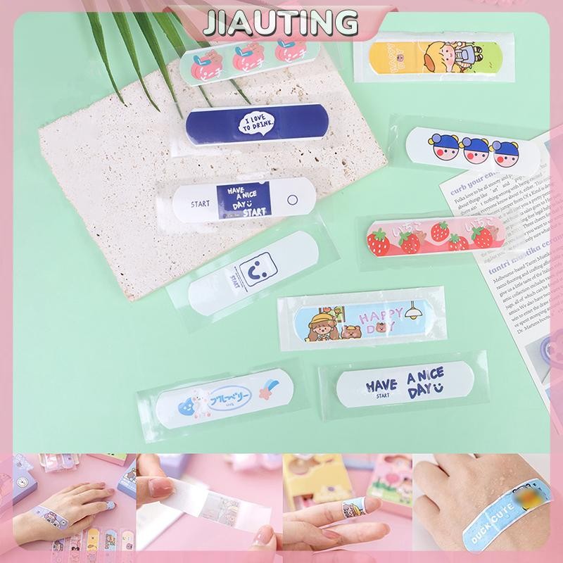 JIAUTING 20 ชิ้น/กล่องกันน้ํา Band Aid Wound Plaster First Aid ชุดฉุกเฉิน Band Aid สติกเกอร์สําหรับเ
