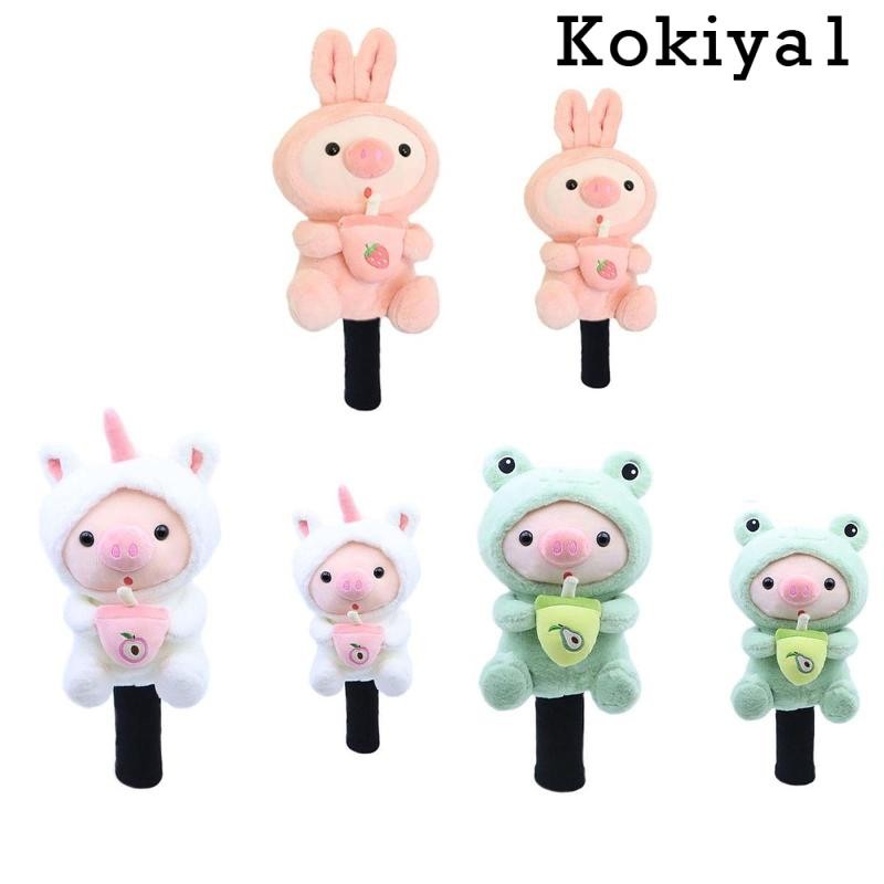[Kokiya1] Golf Wood Headcover Protector ออกแบบใหม่Anti-Scratch Plush อุปกรณ์เสริมกอล์ฟ