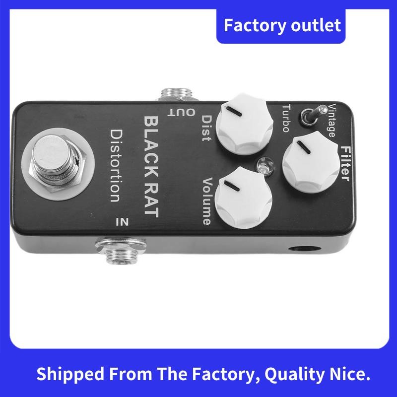 Black RAT Distortion Mini Guitar Effect Pedal
