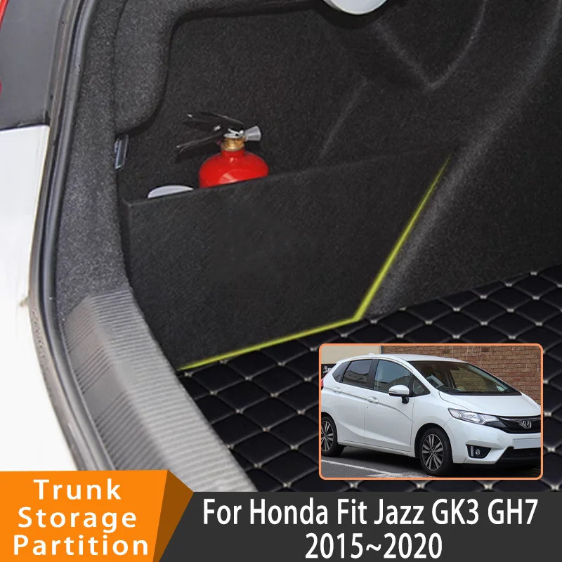 เหมาะสําหรับ Honda Fit Jazz GK3 GH7 2015 ~ 2020,พาร์ติชั่นด้านข้างท้ายรถน้ําหนักเบา Release space