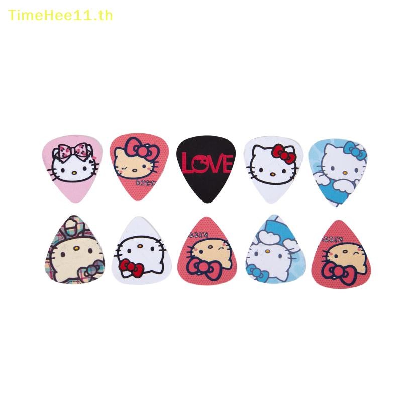 TimeHee 5 ชิ้นกีตาร์ Picks การ์ตูนไฟฟ้า Smooth Bass กีตาร์อะคูสติกเครื่องมืออุปกรณ์เสริมของขวัญกีตาร์ Pick เครื่องมือ TH - รูปที่ 6
