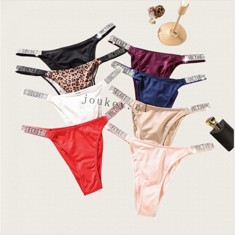 กางเกงชั้นในวิคตอเรียซีเคร็ทพร้อมพลอยเทียม GN0F