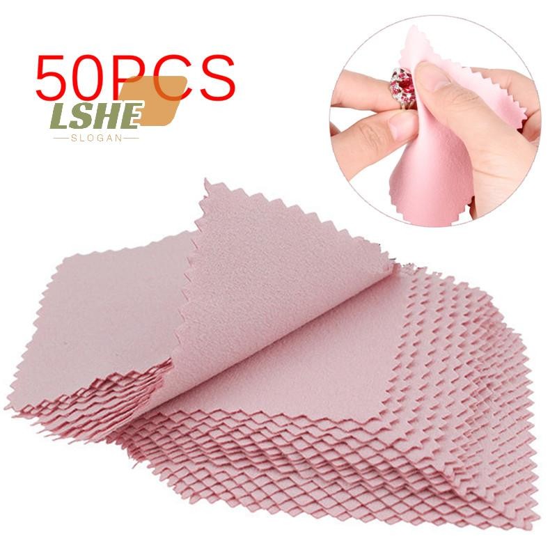 [LASHE] 50 ชิ้นเงินขัดผ้าทําความสะอาดเครื่องประดับผ้าทําความสะอาด Anti-Tarnish เครื่องมือ
50 ชิ้นเงินขัดผ้าทําความสะอาดเครื่องประดับผ้าทําความสะอาด Anti-Tarnish เครื่องมือ 2018
50 ชิ้น S