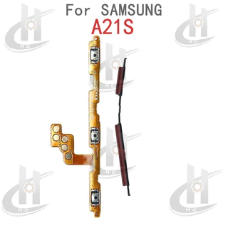 สําหรับ Samsung Galaxy A21S A217F SM-A217F ปริมาณด้านข้างปุ่ม Flex Cable Keys ปุ่มปิดระดับเสียงขึ้นลงปุ่มด้านข้างเปลี่ยนส่วน
