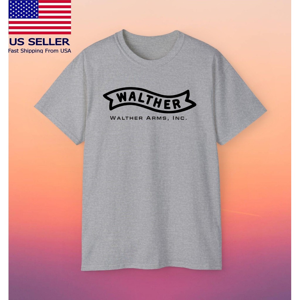 เสื้อยืดสีเทาผู้ชาย Walther Arms Firearms