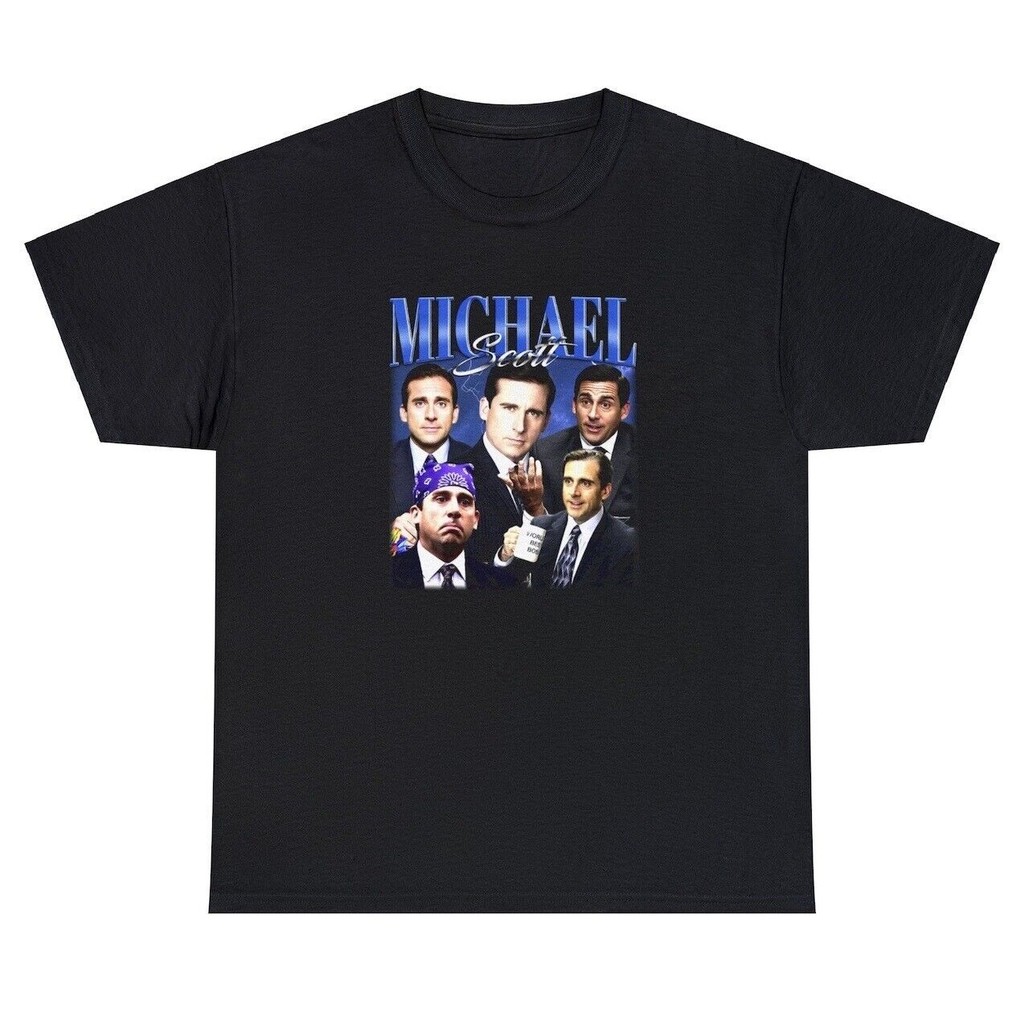 Michael Scott T เสื้อตลก The Office Tv Show Fan Merch Meme Ironic Graphic Tee