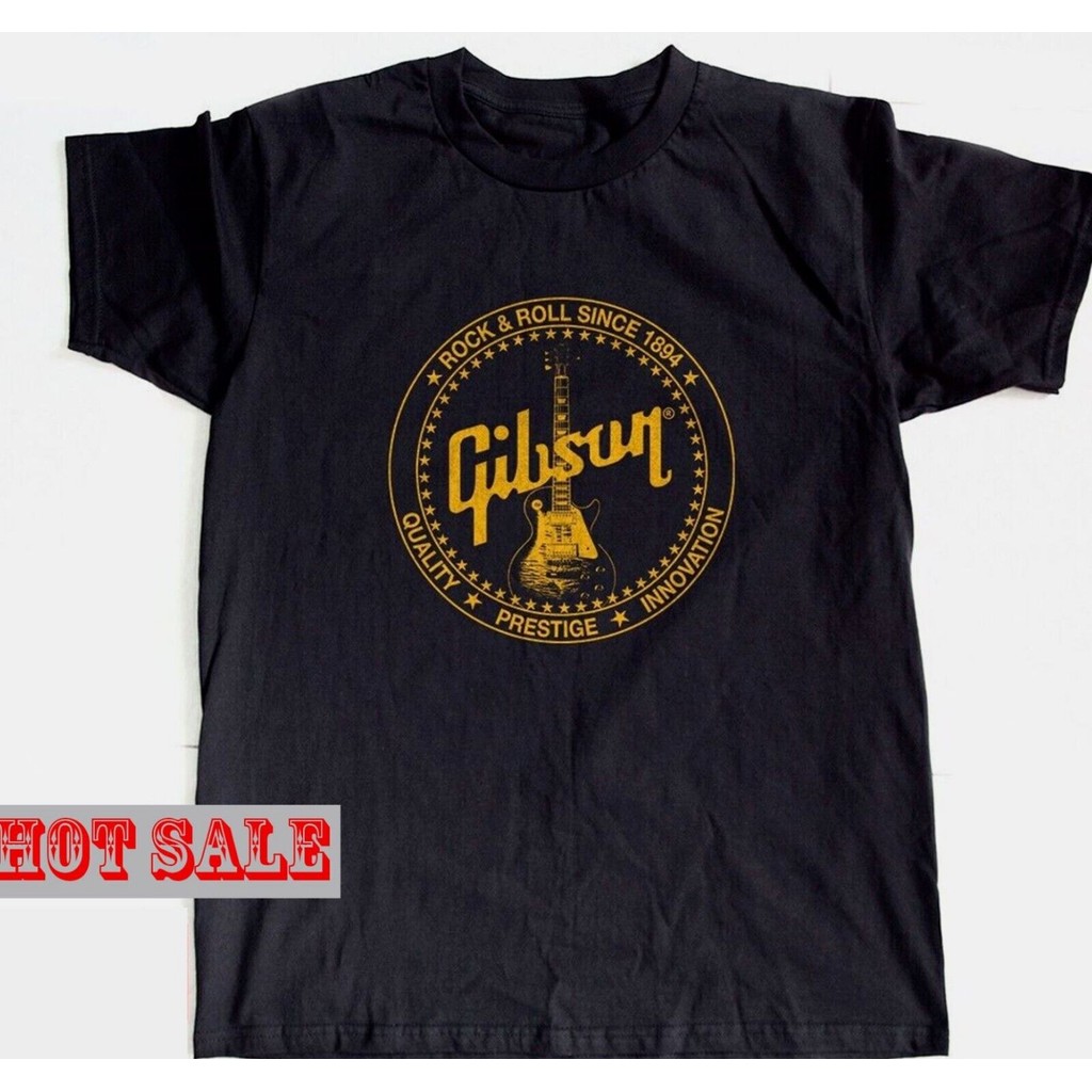 เสื้อยืด Gibson Les Paul Guitar Music 1894