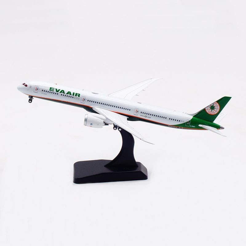 การบิน 1: 400 EVA Air B787-10 B-17803 โมเดลเครื่องบิน Magnetic Landing Stand