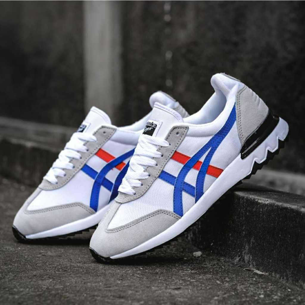 Onitsuka Tiger California 78 Ex สีขาว น้ําเงิน แดง