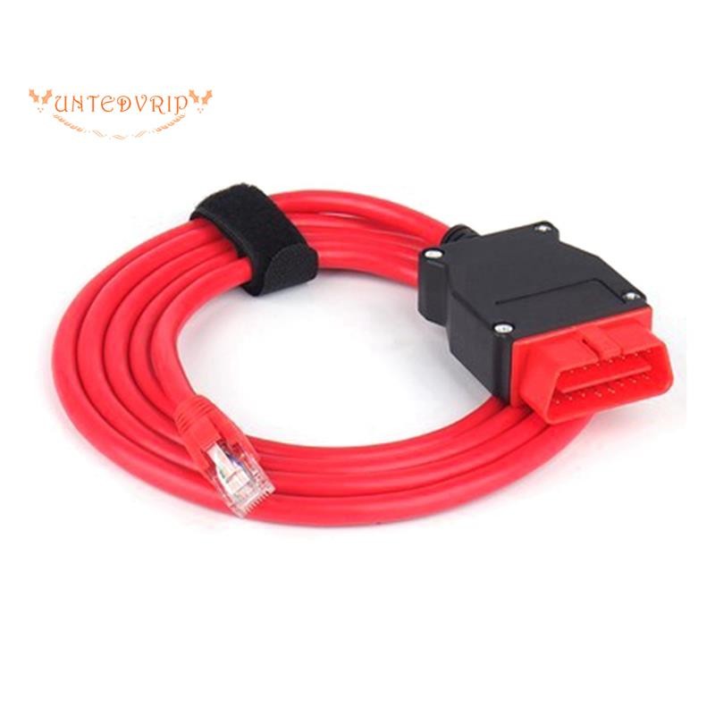สําหรับ Enet Coding สาย Enet Ethernet to OBD2 อินเทอร์เฟซวินิจฉัยสาย Enet ICOM Coding F-Series สําหรับ Enet