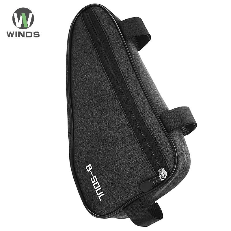 ODS กระเป๋าจักรยานกันน้ําสามเหลี่ยมกระเป๋าจักรยานด้านหน้าหลอดกรอบกระเป๋าจักรยานเสือภูเขาสามเหลี่ยมกระเป๋ากรอบผู้ถืออุปกรณ์เสริม OD - รูปที่ 2