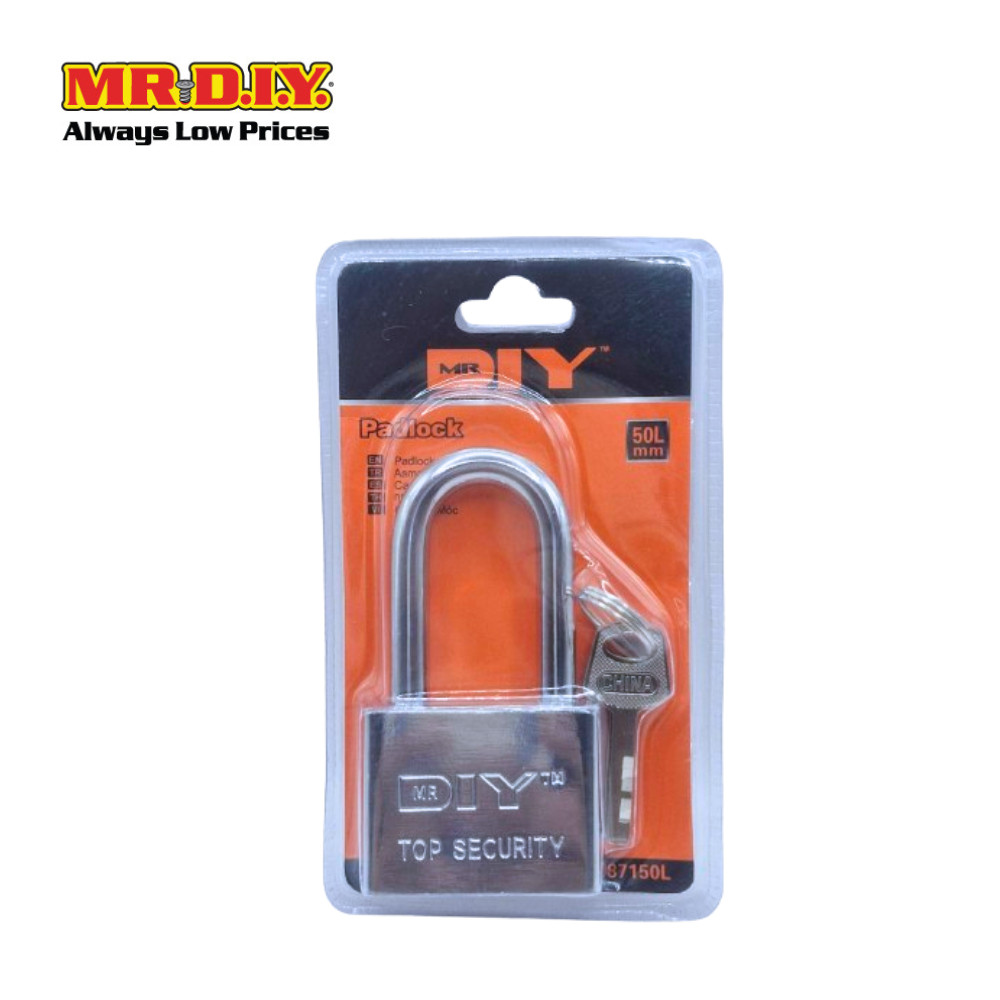 มิสเตอร์. ดี.ไอ.วาย กุญแจสายยู พร้อมกุญเเจ ขนาด 50 มม.