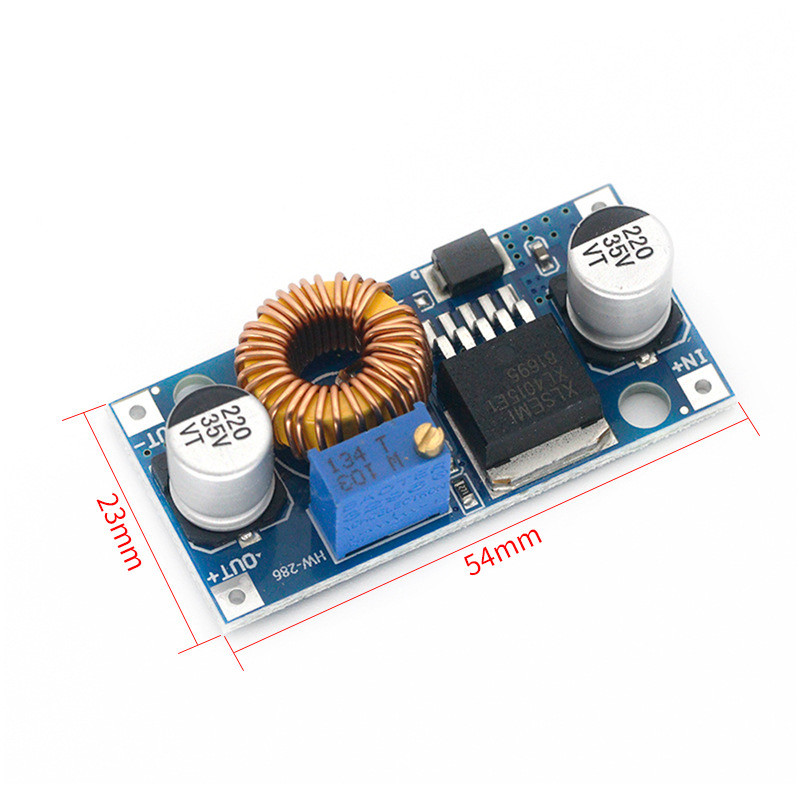 RABBITMALL 5A XL4015 DC-DC Buck Converter Adjustable Step-Down Module 4~38V 96%