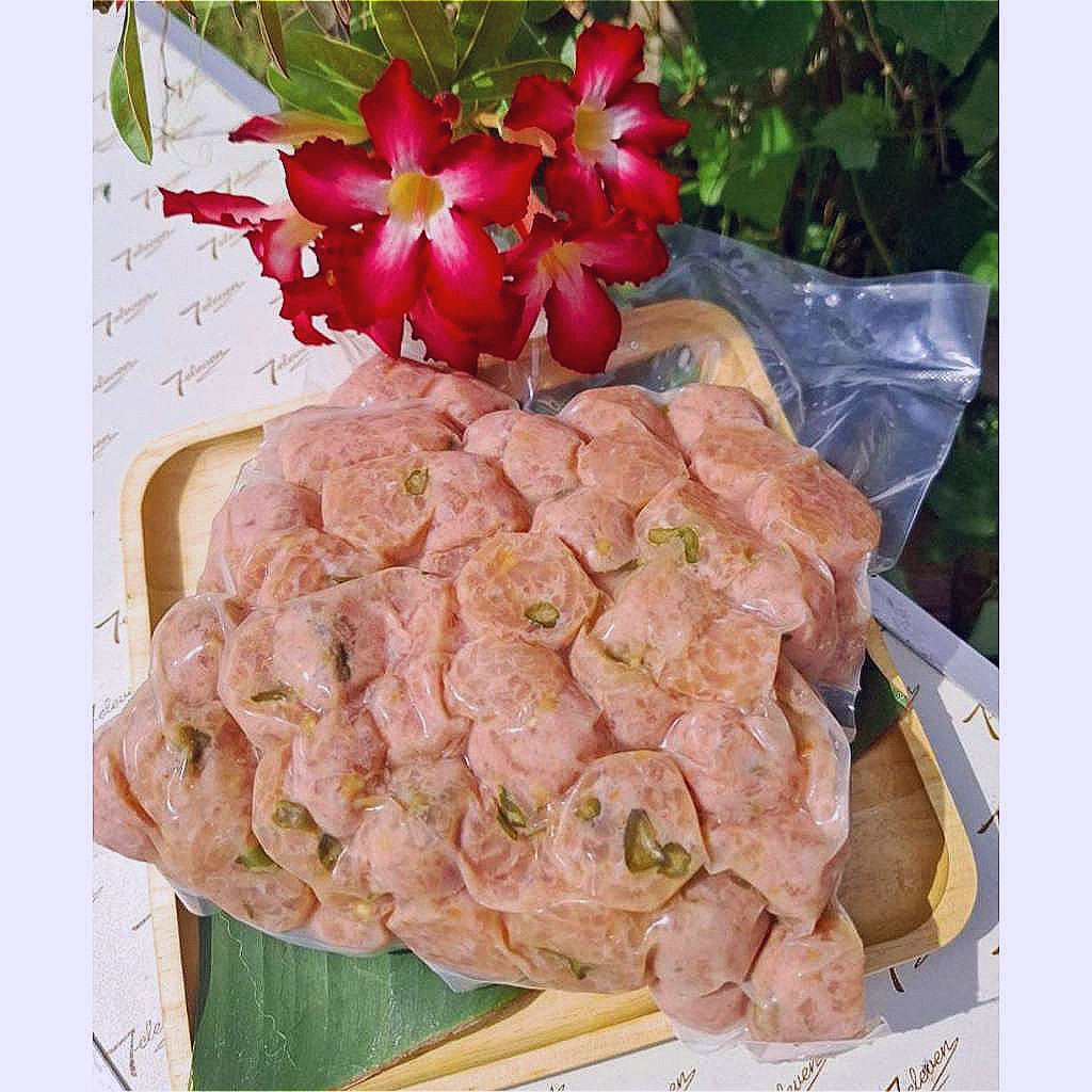 แหนม เศษ หัวท้าย เศษ สไลด์ แหนมหมู 500กรัม เศษแหนม แหนมดอนเมือง แหนมตัดแต่ง