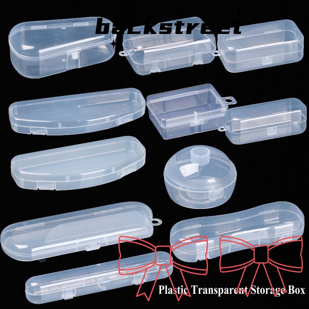 Backstage เครื่องประดับลูกปัดคอนเทนเนอร์พลาสติก Sundries Organizer Square Small Items