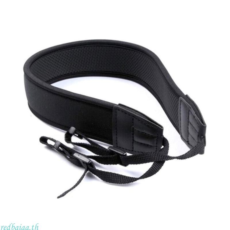Redbaiaa Universal SLR Camera Shoulder Belt สายคล้องคอปรับได้ เข็มขัดโฟมยืดหยุ่น
