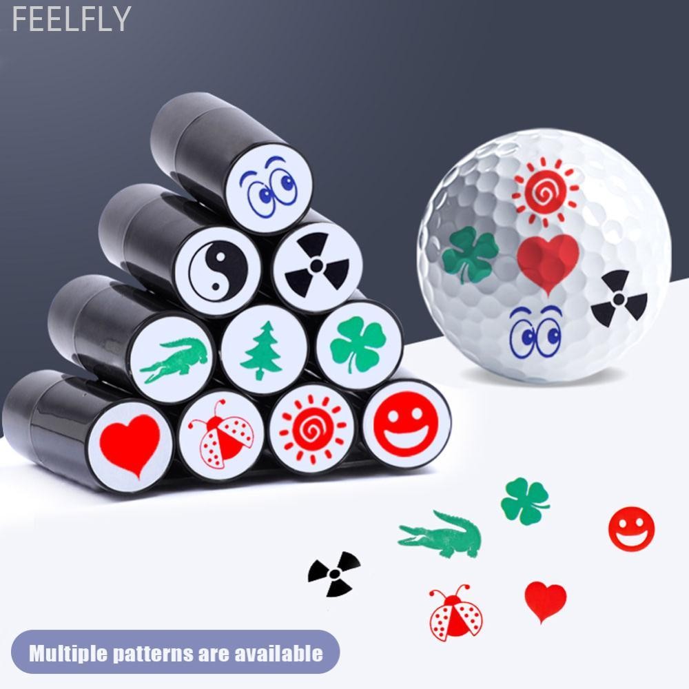 Feelfly เครื่องปั๊มลูกกอล์ฟแห้งเร็วไม่ซีดจางง่ายความต้านทานแรงเสียดทานซีลกันน้ํา Mark V1Z1