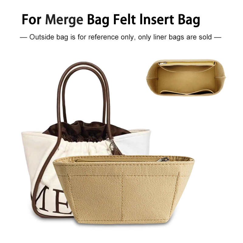 กระเป๋าจัดระเบียบสําหรับ Merge A Day Storage Bag The Liner Felt Purse Insert Handbag Liner