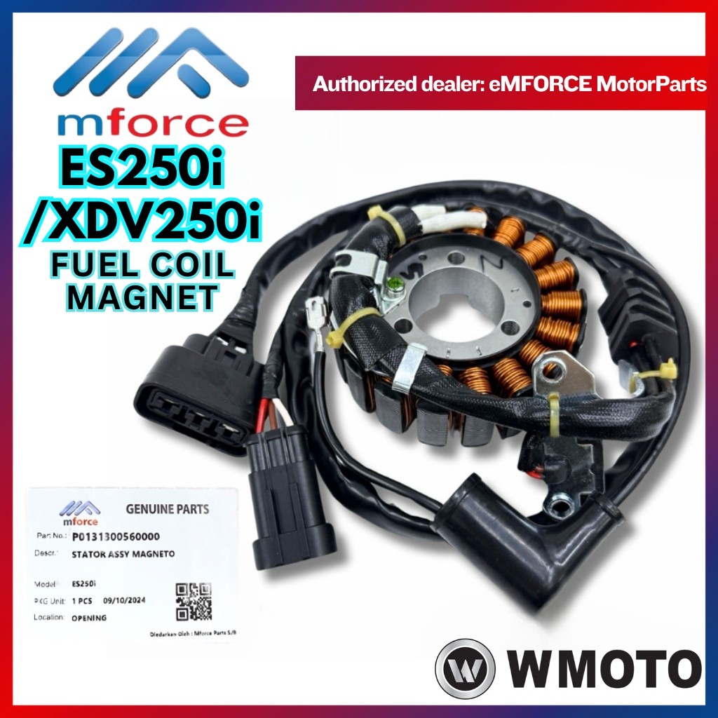 WMOTO ES250 ES 250i / XDV250 XDV 250i WMOTO FUEL COIL MAGNET COIL STATOR COIL P0131300560000 ไฟ