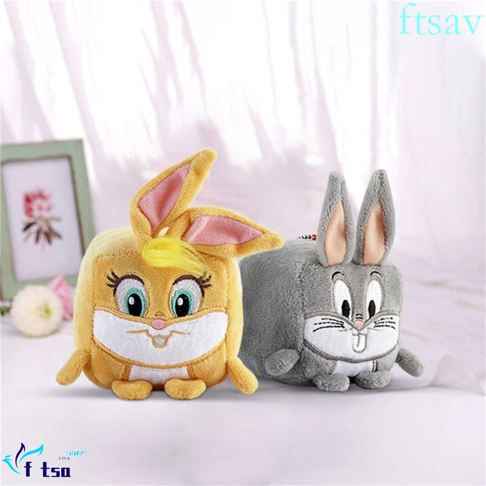 Swiftsaver Looney Tunes Bugs พวงกุญแจตุ๊กตา,ของเล่นปุย Looney Tunes Bugs Lola Bunny พวงกุญแจ, ตุ๊กตา