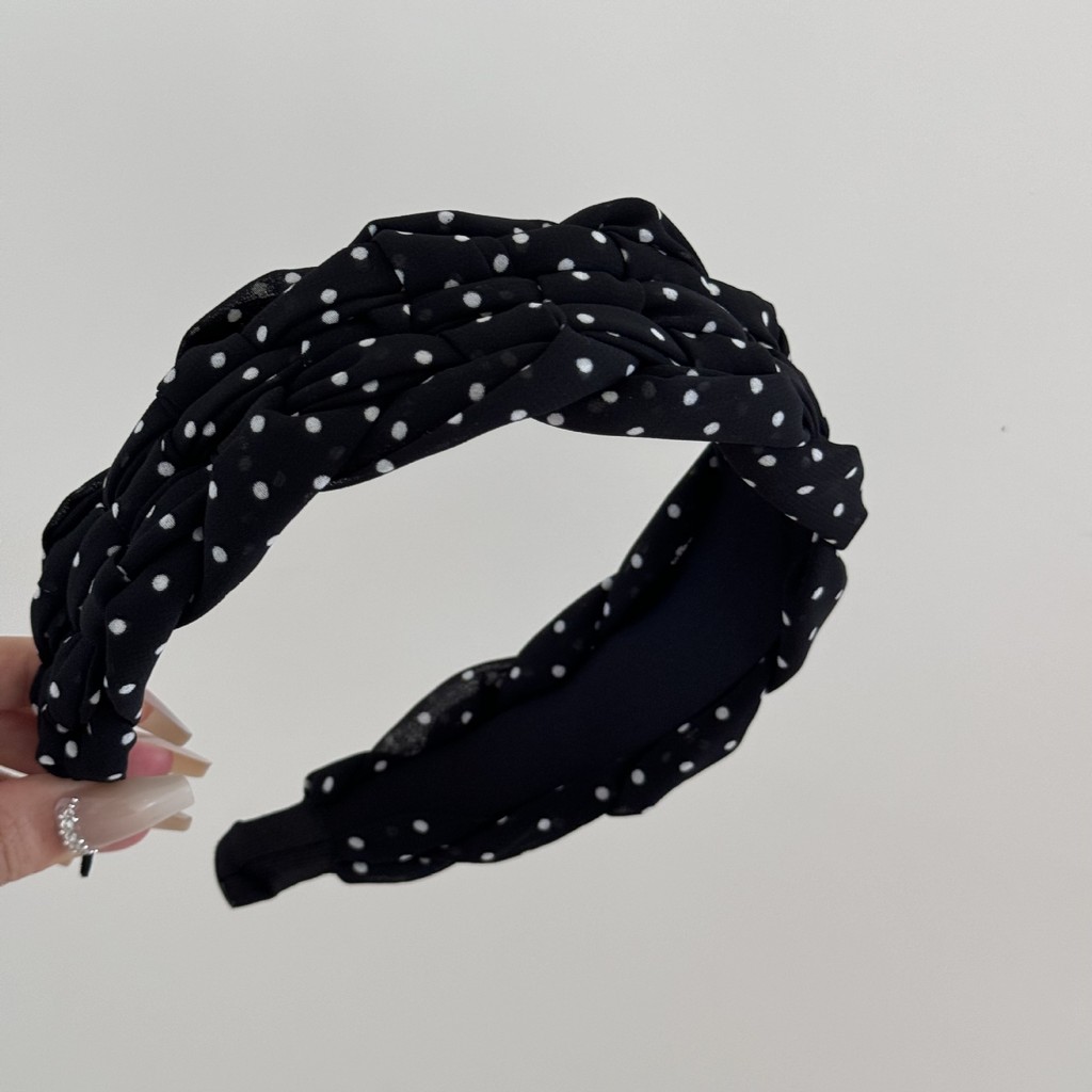 ห่วงผมคาดศีรษะกว้างสำหรับทรงผมคลื่นหญิง - รูปที่ 7