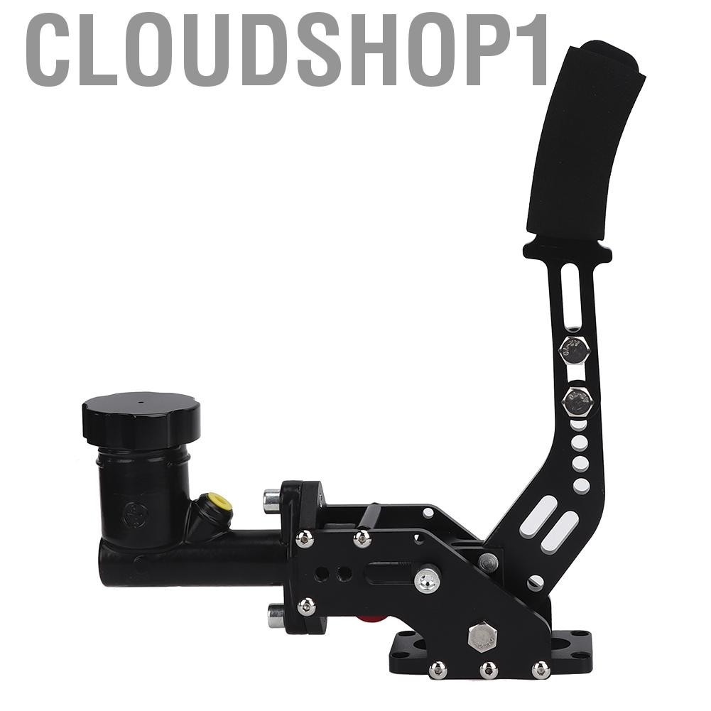 cloudshop1-th bhdk มืออาชีพ racing handbrake 11.4in ปรับอลูมิเนียมรถยนต์ไฮดรอลิกดริฟท์แนวนอน Hydro E-brake พร้อมกระบอกสูบน้ำมันสำหรับยานพาหนะแรลลี่ (สีดำ)