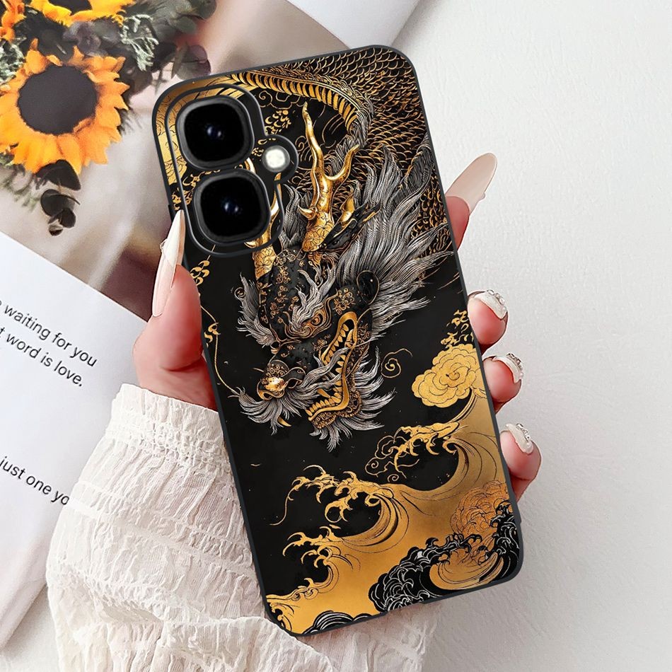 สําหรับ Infinix Smart 10 ใหม่ Cool Dragon ภาพวาดปลอก Smart10 ซิลิโคนอ่อนนุ่ม TPU เคสโทรศัพท์ - รูปที่ 6