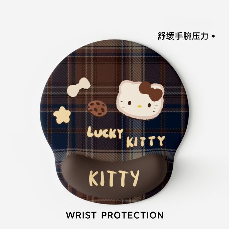 น่ารัก อาร์เนีย แผ่นรองเมาส์แผ่นรองข้อมือขนาดเล็กข้อมือสํานักงานแผ่นลื่นโน๊ตบุ๊คแป้นพิมพ์ส่วนที่เหลือสาว