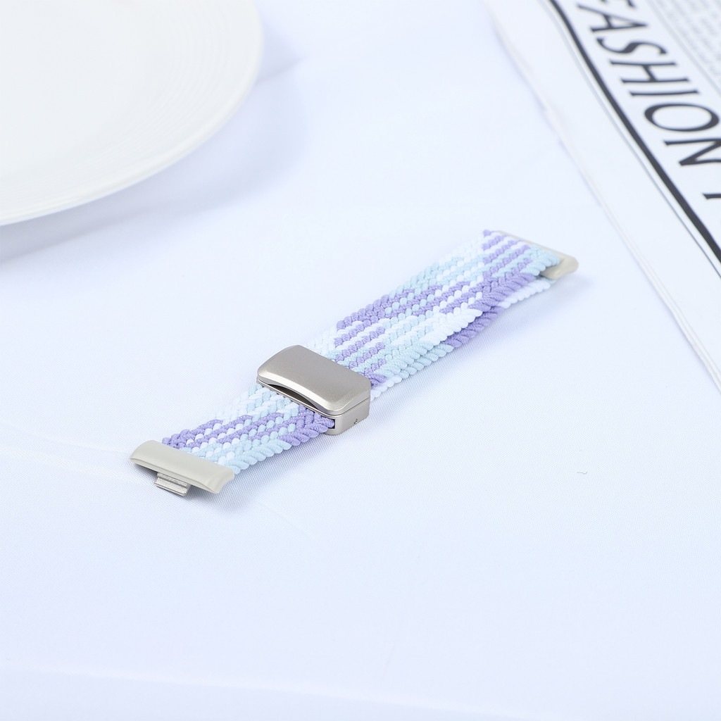 สายไนล่อนถัก for Huawei Watch Fit 4 /Huawei Watch Fit 4 Pro /Huawei Watch Fit 3 กีฬาอ่อนแม่เหล็กหัวเข็มขัดลมหายใจวง - รูปที่ 5