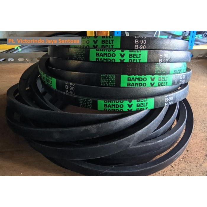 Vanbelt / fanbelt เข็มขัดพัดลม ซีลสีเขียว bando B 90 หรือ B90 หรือ B-90