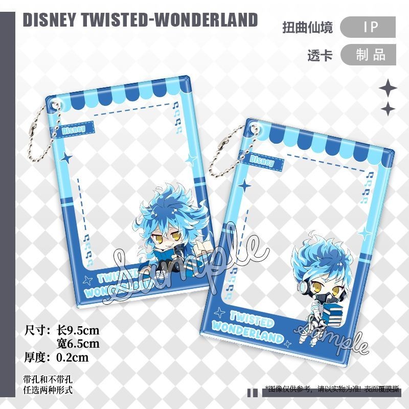 Twisted Wonderland อะคริลิคการ์ดโปร่งใส Group Photo Card Collection เกมส์ยิง Prop Desktop Display Accessories