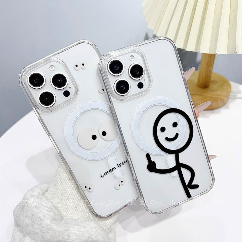 📑BOV📑เข้ากันได้สำหรับ iPhone 16PROMAX เปลือกดูดแม่เหล็ เคสไอโฟน 16pro 13 14plus 15 PRO max 12 13pro 14promax-JXYCK483