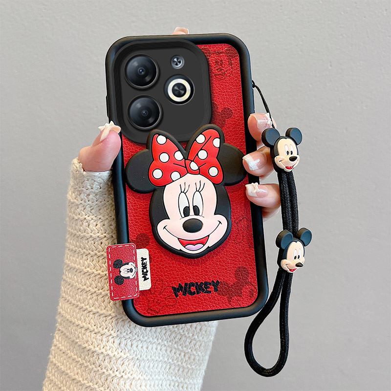 เคส Infinix SMART 8 หนังน่ารักอะนิเมะซิลิโคนนุ่มกรณีโทรศัพท์ - รูปที่ 3