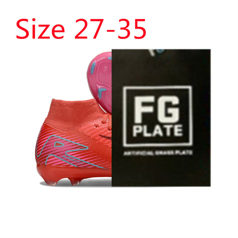 Nice Design Men's FG Hi-Cut Football Shoes Size 27-35