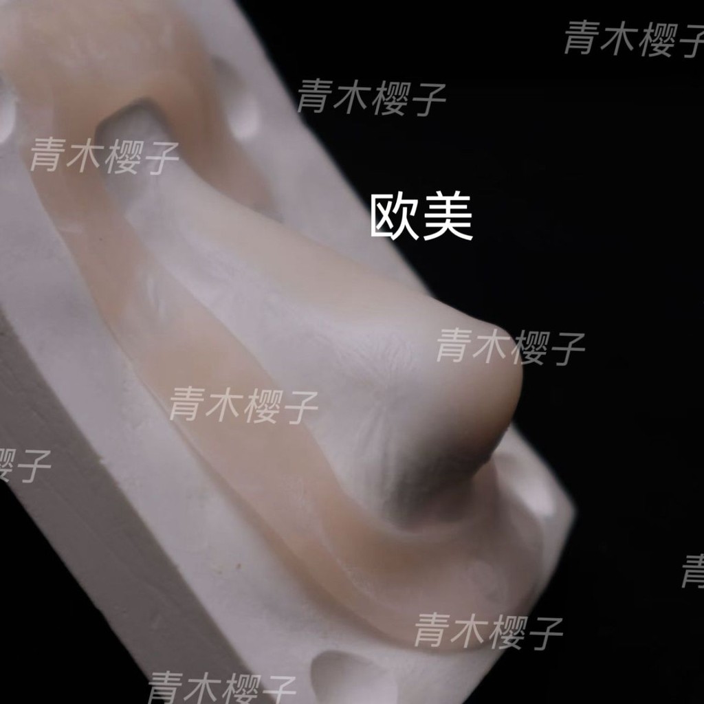 คอสเพลย์สติกเกอร์จมูกปลอมทิ้งสะพานจมูกสูงอัลไพน์รากความสูงสติกเกอร์จมูกปลอมสองมิติ pdd// wtt2025.6.3