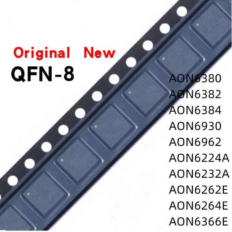 (5 ชิ้น) 100% ใหม่ AON6380 AON6382 AON6384 AON6930 ATO6962 ATO6224A ATO6232A ATO6262E ATO6366E QFN-8