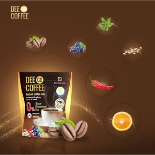 ดีโก คอฟฟี่ กาแฟ Dee Go Coffee กาแฟสุขภาพ ไฟเบอร์สูง คอลลาเจนไดเปปไทด์ จำนวน (1ถุงมี20ซอง)