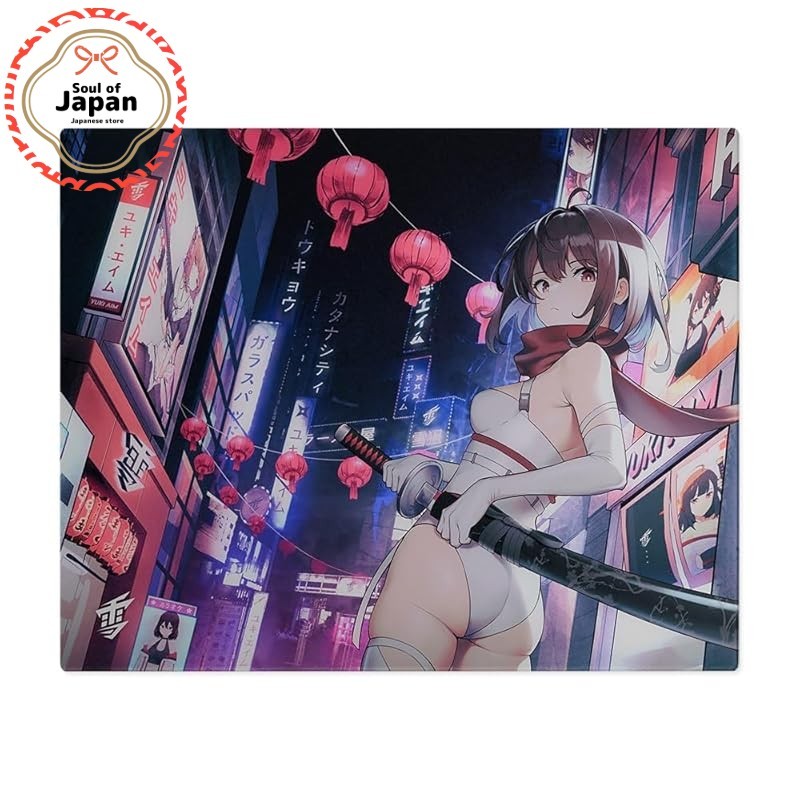 Glass Mousepad Yuki Aim Katana Large